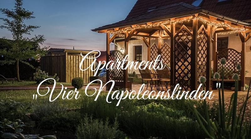 Apartments "Vier Napoleonslinden" Auerstedt Esterno foto